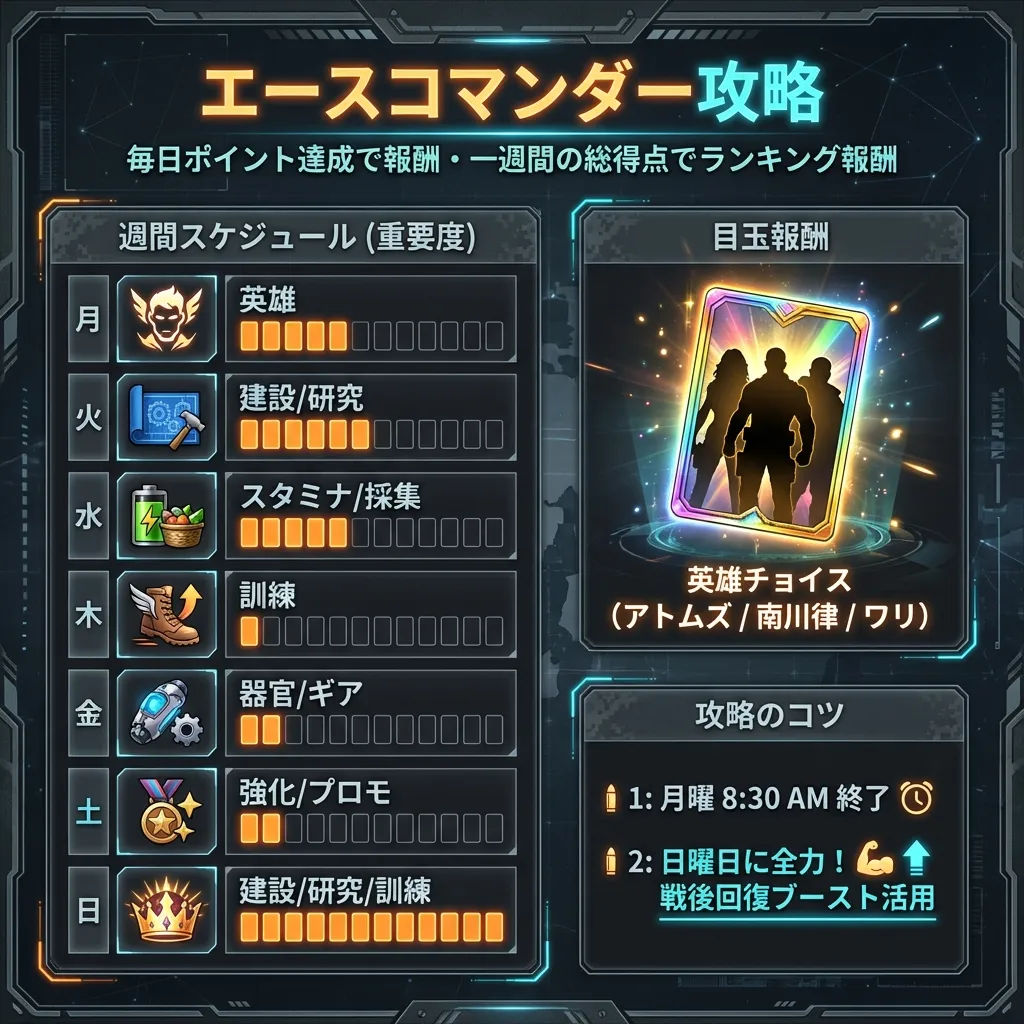 エースコマンダー攻略